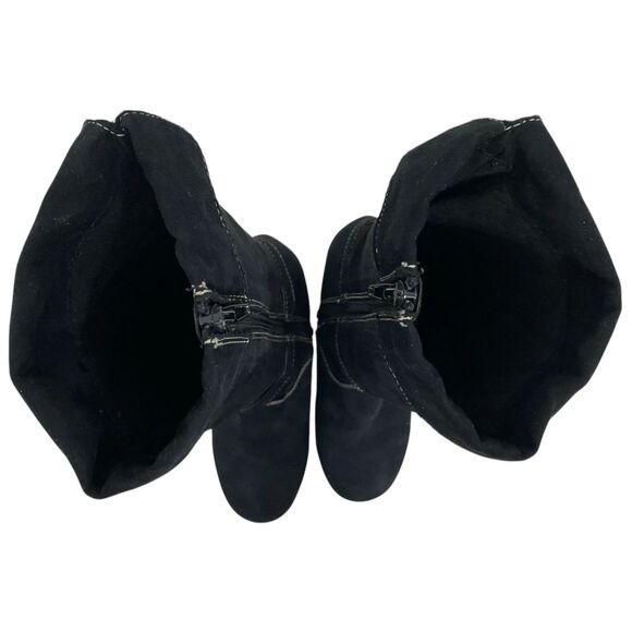 Zodiac Sidney Black Suede Cozy Mid-Calf Winter Boot Women's Size 4 - Picture 7 of 9